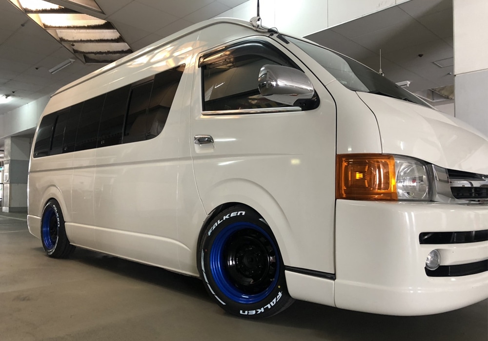 ハイエース　ホイールカスタム